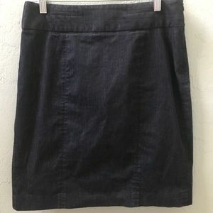 Navy Ann Taylor LOFT Pencil Skirt